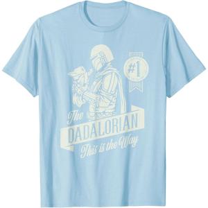 image:imageStar Wars The Mandalorian and Grogu Dadalorian Fathers Day TShirtBaby Blue