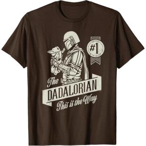 image:imageStar Wars The Mandalorian and Grogu Dadalorian Fathers Day TShirtBrown