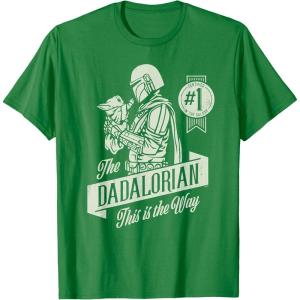 image:imageStar Wars The Mandalorian and Grogu Dadalorian Fathers Day TShirtKelly Green