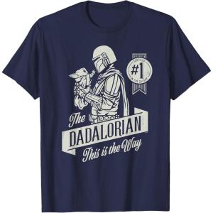 image:imageStar Wars The Mandalorian and Grogu Dadalorian Fathers Day TShirtNavy Blue