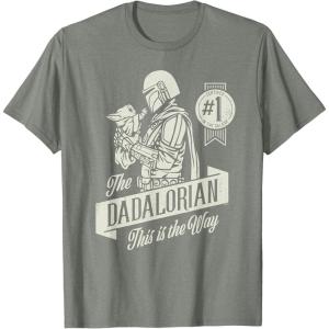 image:imageStar Wars The Mandalorian and Grogu Dadalorian Fathers Day TShirtOlive Heather