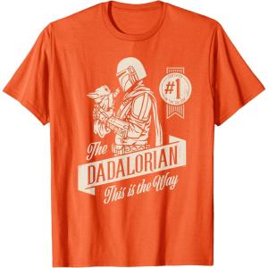 image:imageStar Wars The Mandalorian and Grogu Dadalorian Fathers Day TShirtOrange