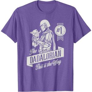 image:imageStar Wars The Mandalorian and Grogu Dadalorian Fathers Day TShirtPurple Heather