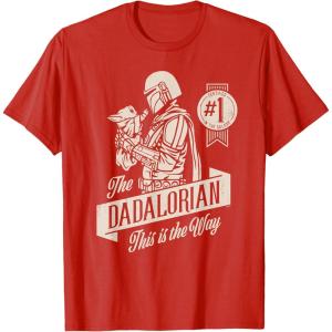 image:imageStar Wars The Mandalorian and Grogu Dadalorian Fathers Day TShirtRed