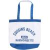 image:imageJay Franco Beach Towel and Tote Bag Set  16 x 145 Canvas Shoulder Handbag with 28 x 58 Super Soft Absorbent Bath TowelBlue  the Summer I Turned Pretty