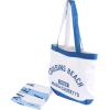 image:imageJay Franco Beach Towel and Tote Bag Set  16 x 145 Canvas Shoulder Handbag with 28 x 58 Super Soft Absorbent Bath TowelBlue  the Summer I Turned Pretty