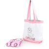 image:imageJay Franco Beach Towel and Tote Bag Set  16 x 145 Canvas Shoulder Handbag with 28 x 58 Super Soft Absorbent Bath TowelPink  Aristocats