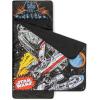 image:imageJay Franco Kids Nap Mat with Embedded Pillow amp Blanket  Soft 46x20 Microfiber Sleeping Bag with Name Tag amp Handle for School Travel SleepoverBlack  Star Wars