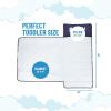 image:imageJay Franco Kids Nap Mat with Embedded Pillow amp Blanket  Soft 46x20 Microfiber Sleeping Bag with Name Tag amp Handle for School Travel SleepoverBlue  Bluey