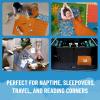image:imageJay Franco Kids Nap Mat with Embedded Pillow amp Blanket  Soft 46x20 Microfiber Sleeping Bag with Name Tag amp Handle for School Travel SleepoverBlue  Blippi