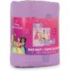 image:imageJay Franco Kids Nap Mat with Embedded Pillow amp Blanket  Soft 46x20 Microfiber Sleeping Bag with Name Tag amp Handle for School Travel SleepoverPink  Disney Princess
