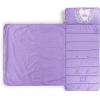 image:imageJay Franco Kids Nap Mat with Embedded Pillow amp Blanket  Soft 46x20 Microfiber Sleeping Bag with Name Tag amp Handle for School Travel SleepoverPink  Disney Princess