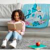 image:imageJay Franco Kids Plush Throw Blanket  Soft amp Cozy Fleece Throw for Bedroom amp Couch Dcor Official Licensed Product Teal  Mandalorian 40x50  Travel BlanketBlue  Disney Princess Cinderella