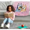 image:imageJay Franco Kids Plush Throw Blanket  Soft amp Cozy Fleece Throw for Bedroom amp Couch Dcor Official Licensed Product Teal  Mandalorian 40x50  Travel BlanketPink  Bluey