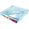 image:imageJay Franco Kids Plush Throw Blanket  Soft amp Cozy Fleece Throw for Bedroom amp Couch Dcor Official Licensed Product Teal  Mandalorian 40x50  Travel BlanketBlue  Frozen