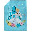 image:imageJay Franco Kids Plush Throw Blanket  Soft amp Cozy Fleece Throw for Bedroom amp Couch Dcor Official Licensed Product Teal  Mandalorian 40x50  Travel BlanketBlue  Disney Princess Cinderella