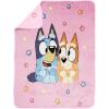 image:imageJay Franco Kids Plush Throw Blanket  Soft amp Cozy Fleece Throw for Bedroom amp Couch Dcor Official Licensed Product Teal  Mandalorian 40x50  Travel BlanketPink  Bluey