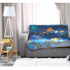 image:imageJay Franco Kids Plush Throw Blanket  Soft amp Cozy Fleece Throw for Bedroom amp Couch Dcor Official Licensed Product Teal  Mandalorian 40x50  Travel BlanketBlue  Blippi