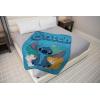 image:imageJay Franco Kids Plush Throw Blanket  Soft amp Cozy Fleece Throw for Bedroom amp Couch Dcor Official Licensed Product Teal  Mandalorian 40x50  Travel BlanketBlue  Stitch