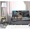 image:imageJay Franco Kids Plush Throw Blanket  Soft amp Cozy Fleece Throw for Bedroom amp Couch Dcor Official Licensed Product Teal  Mandalorian 40x50  Travel BlanketGray  Monster Jam
