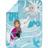 image:imageJay Franco Kids Plush Throw Blanket  Soft amp Cozy Fleece Throw for Bedroom amp Couch Dcor Official Licensed Product Teal  Mandalorian 40x50  Travel BlanketBlue  Frozen