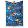 image:imageJay Franco Kids Plush Throw Blanket  Soft amp Cozy Fleece Throw for Bedroom amp Couch Dcor Official Licensed Product Teal  Mandalorian 40x50  Travel BlanketBlue  Blippi