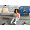 image:imageJay Franco Kids Plush Throw Blanket  Soft amp Cozy Fleece Throw for Bedroom amp Couch Dcor Official Licensed Product Teal  Mandalorian 40x50  Travel BlanketBlue  Blippi
