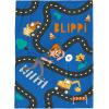image:imageJay Franco Kids Plush Throw Blanket  Soft amp Cozy Fleece Throw for Bedroom amp Couch Dcor Official Licensed Product Teal  Mandalorian 40x50  Travel BlanketBlue  Blippi