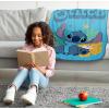 image:imageJay Franco Kids Plush Throw Blanket  Soft amp Cozy Fleece Throw for Bedroom amp Couch Dcor Official Licensed Product Teal  Mandalorian 40x50  Travel BlanketBlue  Stitch
