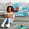 image:imageJay Franco Kids Plush Throw Blanket  Soft amp Cozy Fleece Throw for Bedroom amp Couch Dcor Official Licensed Product Teal  Mandalorian 40x50  Travel BlanketBlue  Frozen