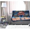 image:imageJay Franco Kids Plush Throw Blanket  Soft amp Cozy Fleece Throw for Bedroom amp Couch Dcor Official Licensed Product Teal  Mandalorian 40x50  Travel BlanketBlue  Blaze