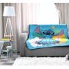 image:imageJay Franco Kids Plush Throw Blanket  Soft amp Cozy Fleece Throw for Bedroom amp Couch Dcor Official Licensed Product Teal  Mandalorian 40x50  Travel BlanketBlue  Stitch
