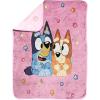 image:imageJay Franco Kids Plush Throw Blanket  Soft amp Cozy Fleece Throw for Bedroom amp Couch Dcor Official Licensed Product Teal  Mandalorian 40x50  Travel BlanketPink  Bluey