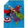 image:imageJay Franco Kids Plush Throw Blanket  Soft amp Cozy Fleece Throw for Bedroom amp Couch Dcor Official Licensed Product Teal  Mandalorian 40x50  Travel BlanketBlue  Avengers