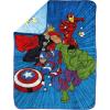 image:imageJay Franco Kids Plush Throw Blanket  Soft amp Cozy Fleece Throw for Bedroom amp Couch Dcor Official Licensed Product Teal  Mandalorian 40x50  Travel BlanketBlue  Avengers