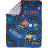 image:imageJay Franco Kids Plush Throw Blanket  Soft amp Cozy Fleece Throw for Bedroom amp Couch Dcor Official Licensed Product Teal  Mandalorian 40x50  Travel BlanketBlue  Blippi