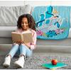 image:imageJay Franco Kids Plush Throw Blanket  Soft amp Cozy Fleece Throw for Bedroom amp Couch Dcor Official Licensed Product Teal  Mandalorian 40x50  Travel BlanketBlue  Disney Princess Cinderella