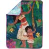 image:imageJay Franco Kids Plush Throw Blanket  Soft amp Cozy Fleece Throw for Bedroom amp Couch Dcor Official Licensed Product Teal  Mandalorian 40x50  Travel BlanketMulti  Moana