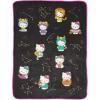 image:imageJay Franco Plush Throw Blanket  Soft amp Cozy Fleece Throw for Bedroom amp Couch Dcor Official Licensed Product Multi  Star Wars 40x50  Travel BlanketBlack  Hello Kitty
