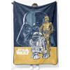 image:imageJay Franco Plush Throw Blanket  Soft amp Cozy Fleece Throw for Bedroom amp Couch Dcor Official Licensed Product Multi  Star Wars 40x50  Travel BlanketMulti  Star Wars