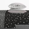 image:imageJay Franco Sheet Set with Fitted Flat Sheets amp Pillow Cover  UltraSoft Bedding with Pillowcase for Room Decor White  Star Wars 3 Piece TwinBlack  Mickey and Friends