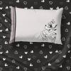 image:imageJay Franco Sheet Set with Fitted Flat Sheets amp Pillow Cover  UltraSoft Bedding with Pillowcase for Room Decor White  Star Wars 3 Piece TwinBlack  Mickey and Friends