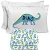 image:imageSunny Side Up Kids Sheet Set with Fitted Flat Sheets amp Pillow Cover  UltraSoft Bedding with Pillowcase for Room Decor White  The Mandalorian 3 Piece TwinMulti  Dino Roar