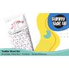 image:imageSunny Side Up Kids Sheet Set with Fitted Flat Sheets amp Pillow Cover  UltraSoft Bedding with Pillowcase for Room Decor White  The Mandalorian 3 Piece TwinWhite  Rainbow Unicorn
