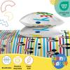 image:imageSunny Side Up Kids Sheet Set with Fitted Flat Sheets amp Pillow Cover  UltraSoft Bedding with Pillowcase for Room Decor White  The Mandalorian 3 Piece TwinMulti  Mickey Mouse
