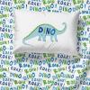 image:imageSunny Side Up Kids Sheet Set with Fitted Flat Sheets amp Pillow Cover  UltraSoft Bedding with Pillowcase for Room Decor White  The Mandalorian 3 Piece TwinMulti  Dino Roar