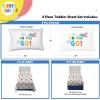 image:imageSunny Side Up Kids Sheet Set with Fitted Flat Sheets amp Pillow Cover  UltraSoft Bedding with Pillowcase for Room Decor White  The Mandalorian 3 Piece TwinWhite  on the Go