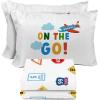 image:imageSunny Side Up Kids Sheet Set with Fitted Flat Sheets amp Pillow Cover  UltraSoft Bedding with Pillowcase for Room Decor White  The Mandalorian 3 Piece TwinWhite  on the Go
