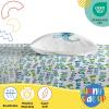 image:imageSunny Side Up Kids Sheet Set with Fitted Flat Sheets amp Pillow Cover  UltraSoft Bedding with Pillowcase for Room Decor White  The Mandalorian 3 Piece TwinMulti  Dino Roar