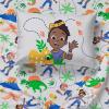 image:imageSunny Side Up Kids Sheet Set with Fitted Flat Sheets amp Pillow Cover  UltraSoft Bedding with Pillowcase for Room Decor White  The Mandalorian 3 Piece TwinGray  Blippi
